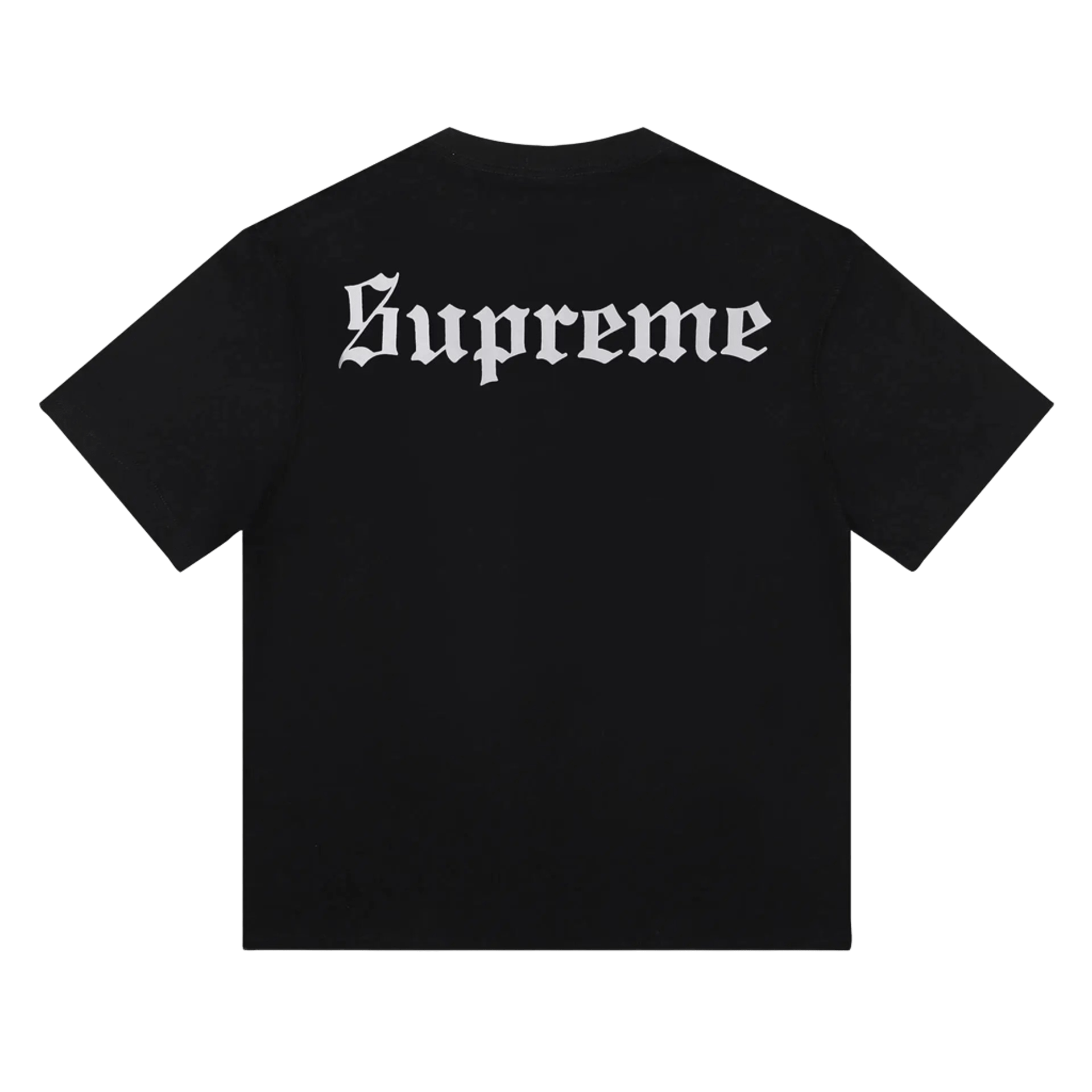 Supreme Unisex Black Cotton T-Shirt | Gothic Streetwear