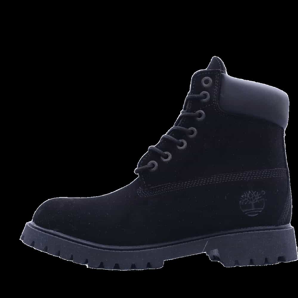 Timberland Classic Black Nubuck Work Boots, Slip-Resistant