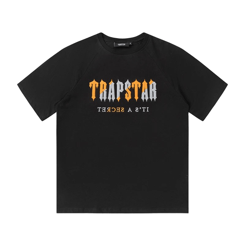 Trapstar Black Cotton T-Shirt: Breathable Unisex Streetwear