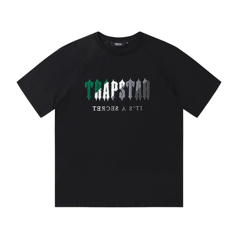 Trapstar Black Cotton Tee: Streetwear Unisex