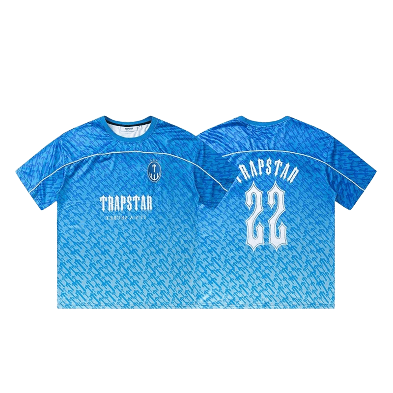 Trapstar Blue Jersey: Breathable Unisex Streetwear