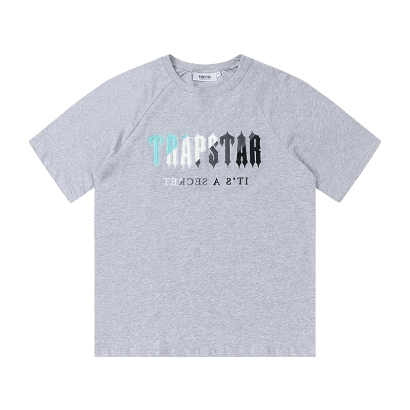 Trapstar Grey Cotton Unisex T-Shirt | Streetwear Essential