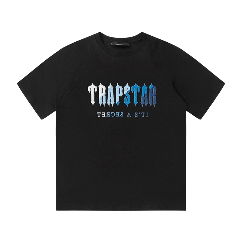 Trapstar Unisex Black Cotton T-Shirt: Classic Streetwear Tee