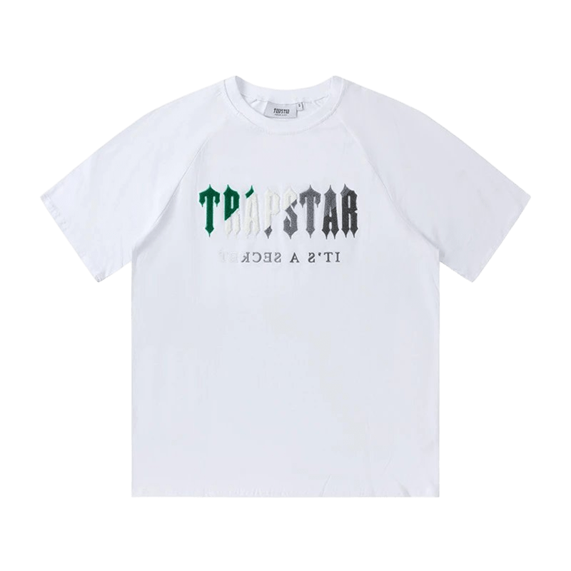 Trapstar White Cotton Streetwear T-Shirt, Unisex