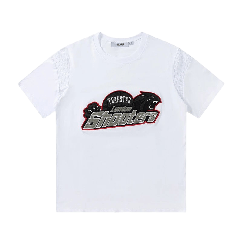 Trapstar White Panther Embroidery Cotton Streetwear T-Shirt