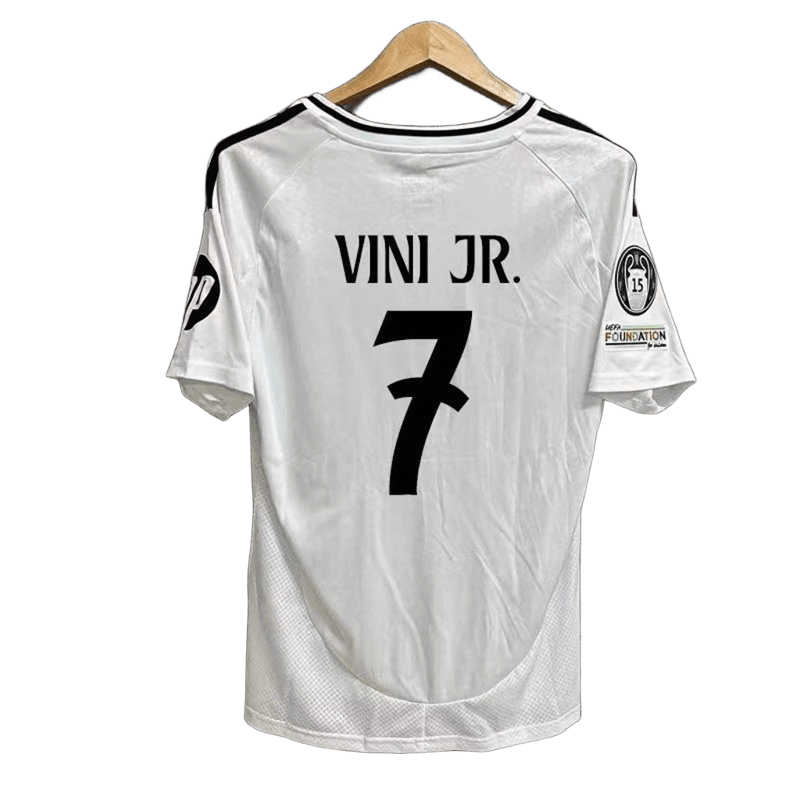 Vini Jr. #7 Soccer Jersey - White, Quick-Dry Football Shirt