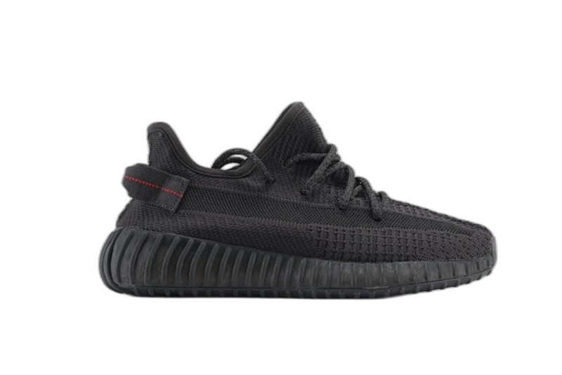 YEEZY Black Knit Sneakers: Cushioned Unisex Streetwear