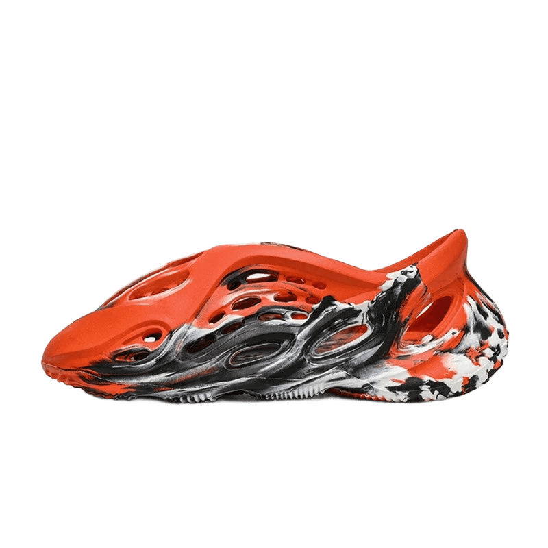 Yeezy Foam Runner Orange Black Unisex Foam Sandals